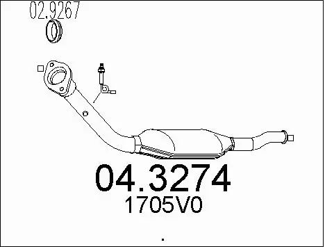 Catalytic Converter (04.3274)