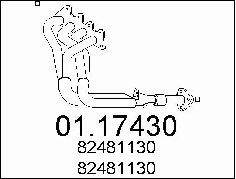 Exhaust Pipe (01.17430)