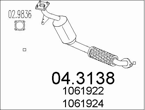Catalytic Converter (04.3138)