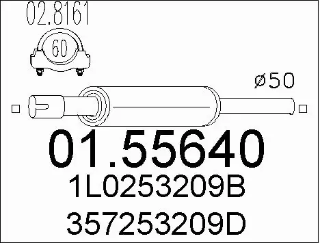 Front Muffler (01.55640)