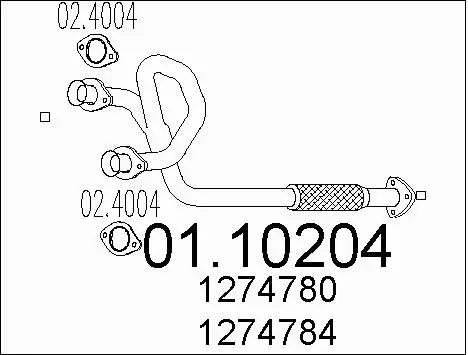 Exhaust Pipe (01.10204)