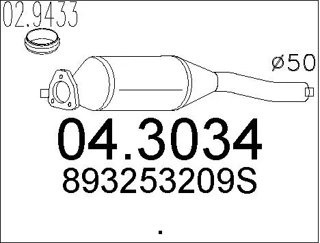 Catalytic Converter (04.3034)