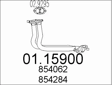 Exhaust Pipe (01.15900)