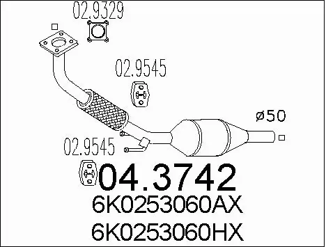 Catalytic Converter (04.3742)