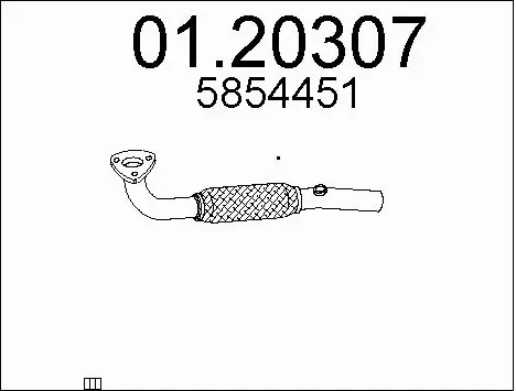 Exhaust Pipe (01.20307)