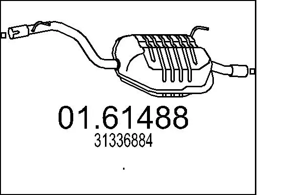 Rear Muffler (01.61488)