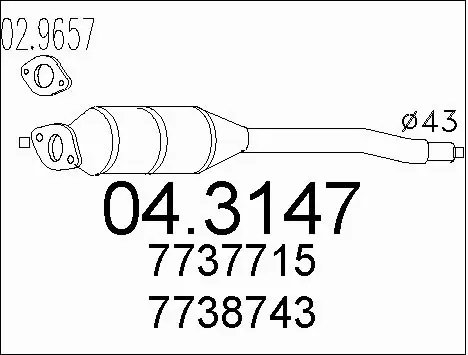 Catalytic Converter (04.3147)