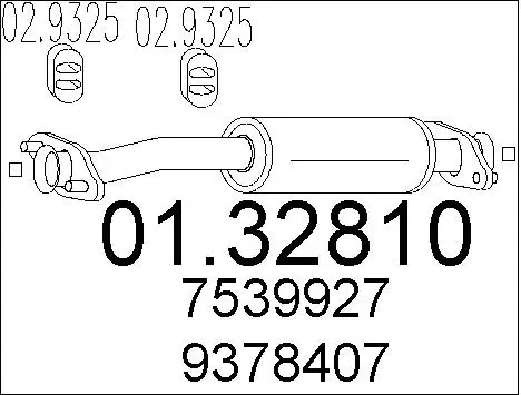 Front Muffler (01.32810)