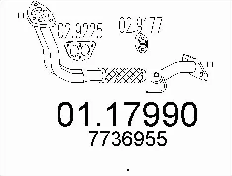 Exhaust Pipe (01.17990)