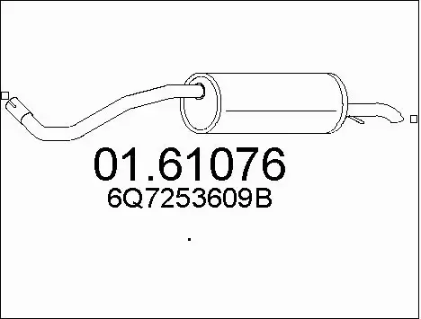 Rear Muffler (01.61076)
