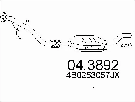 Catalytic Converter (04.3892)