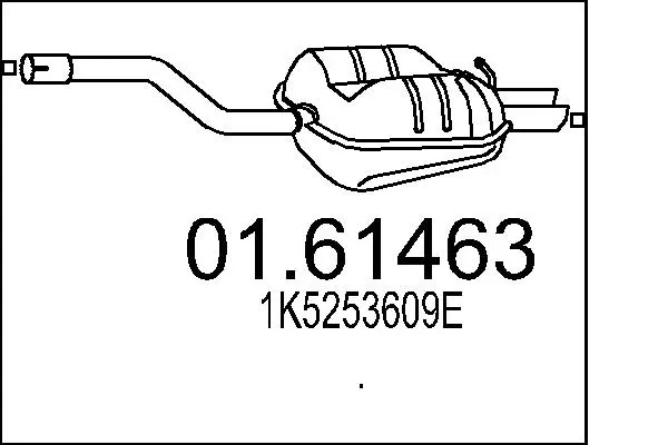 Rear Muffler (01.61463)