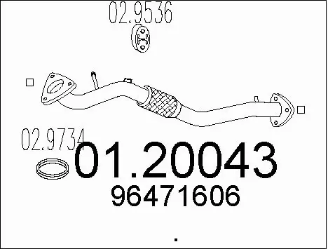 Exhaust Pipe (01.20043)