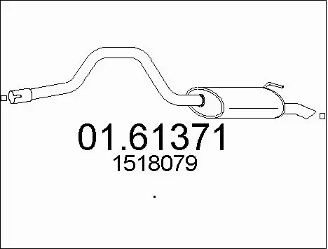 Rear Muffler (01.61371)