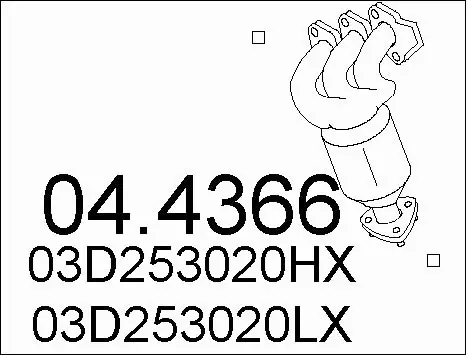 Catalytic Converter (04.4366)