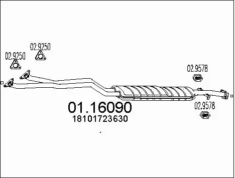 Front Muffler (01.16090)