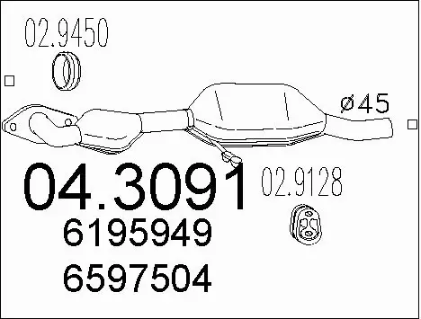 Catalytic Converter (04.3091)