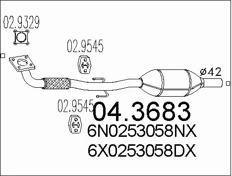 Catalytic Converter (04.3683)