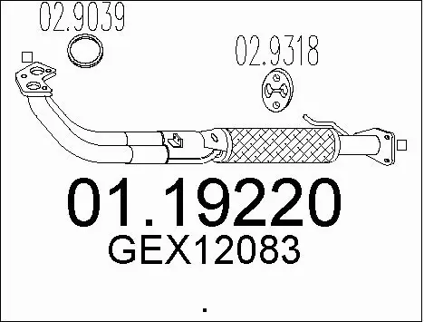 Exhaust Pipe (01.19220)