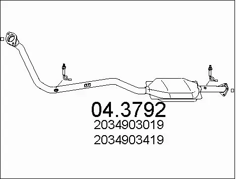 Catalytic Converter (04.3792)