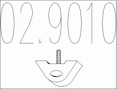 Rubber Buffer, muffler (02.9010)