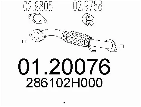 Exhaust Pipe (01.20076)