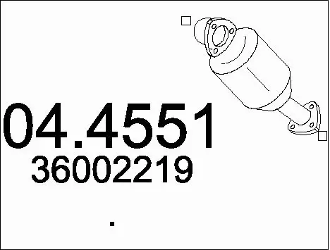 Catalytic Converter (04.4551)