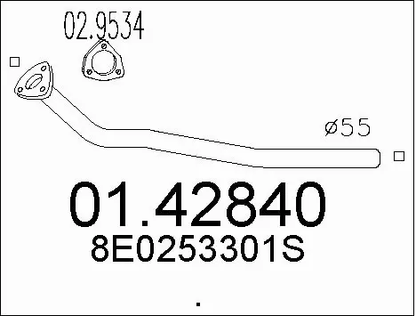 Exhaust Pipe (01.42840)