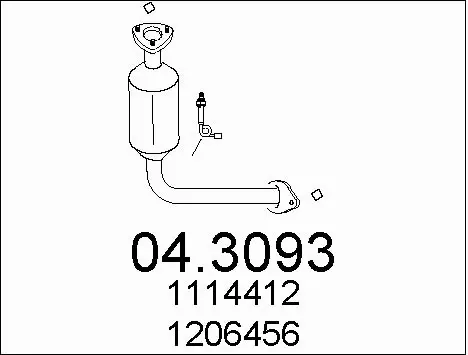 Catalytic Converter (04.3093)