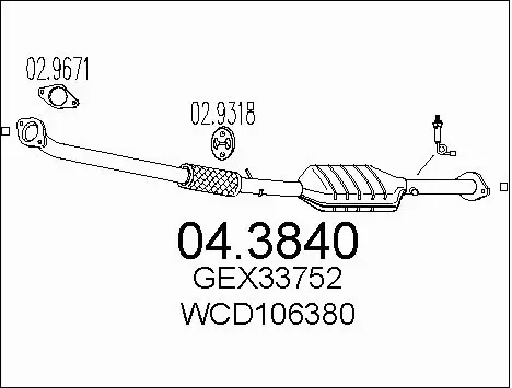 Catalytic Converter (04.3840)