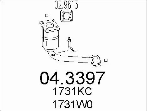 Catalytic Converter (04.3397)