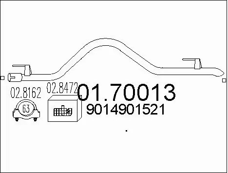 Exhaust Pipe (01.70013)