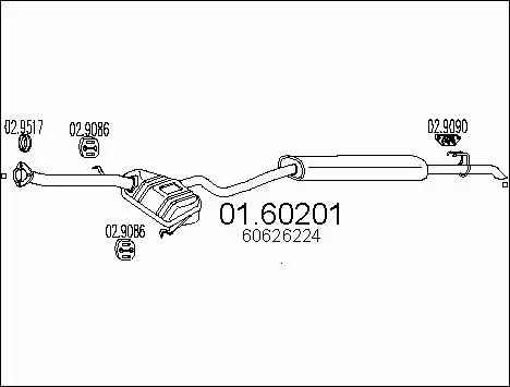 Rear Muffler (01.60201)