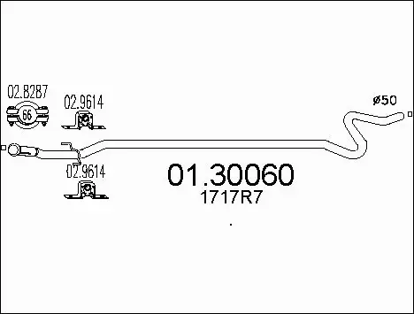 Exhaust Pipe (01.30060)