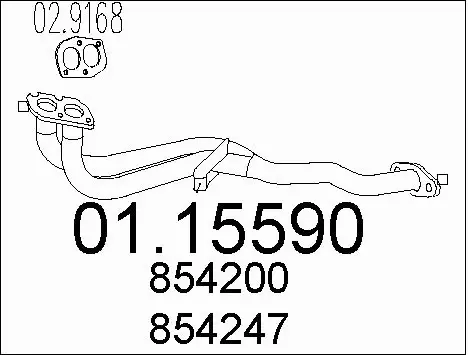 Exhaust Pipe (01.15590)