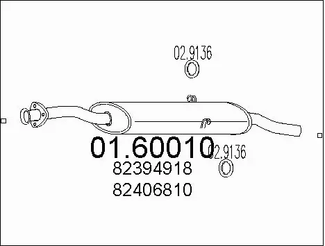 Rear Muffler (01.60010)