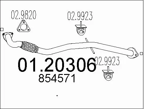 Exhaust Pipe (01.20306)