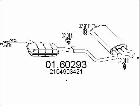 Rear Muffler (01.60293)