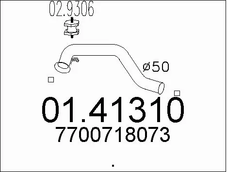 Exhaust Pipe (01.41310)