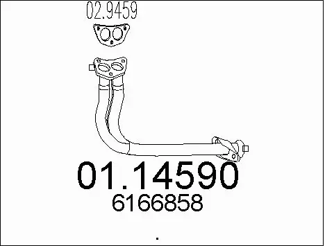 Exhaust Pipe (01.14590)