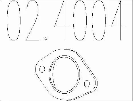 Seal Ring, exhaust pipe (02.4004)