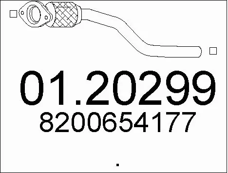 Exhaust Pipe (01.20299)