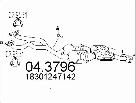 Catalytic Converter (04.3796)