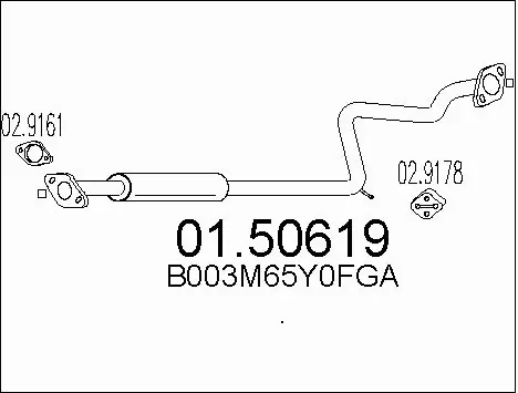 Rear Muffler (01.50619)