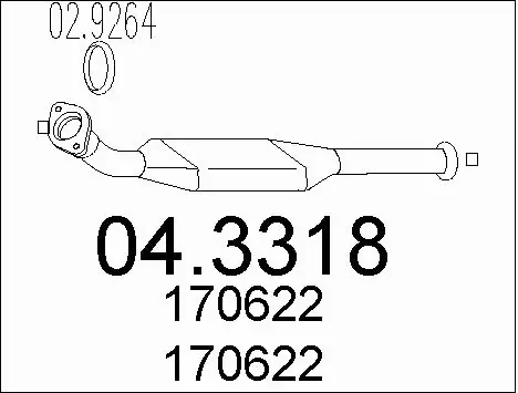 Catalytic Converter (04.3318)