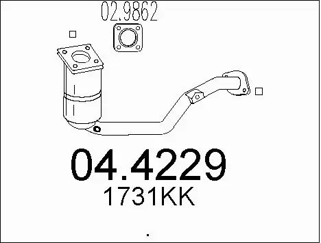 Catalytic Converter (04.4229)