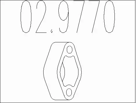 Rubber Buffer, muffler (02.9770)