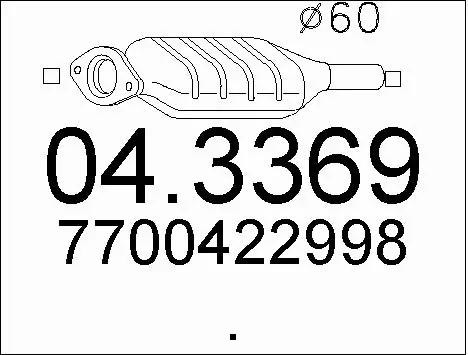 Catalytic Converter (04.3369)