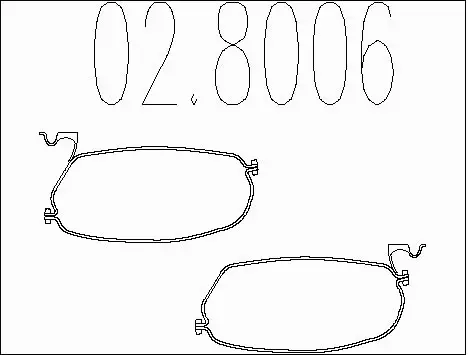 Pipe Connector, exhaust system (02.8006)