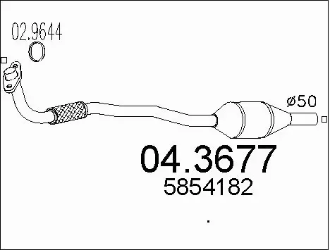 Catalytic Converter (04.3677)
